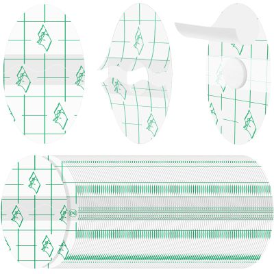 Kingdder 120 Pieces Ear Covers for Shower Plugs Waterproof Protector Newborn Sticker Disposable Cotton Ball Baby Shower Cap Ear Protection for Kid Showering Surfing Snorkeling Other Water Sport(Green)