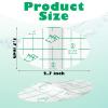 Kingdder 120 Pieces Ear Covers for Shower Plugs Waterproof Protector Newborn Sticker Disposable Cotton Ball Baby Shower Cap Ear Protection for Kid Showering Surfing Snorkeling Other Water Sport(Green) view 2