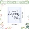 Eaasty 30 Pack Happy Tears Tissue Packs for Wedding 3 Ply Wedding Tissues for Guests Travel Size Bulk Facial Paper Welcome Bag Stuffers Gift Bride Groom Mother view 2