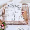 Eaasty 30 Pack Happy Tears Tissue Packs for Wedding 3 Ply Wedding Tissues for Guests Travel Size Bulk Facial Paper Welcome Bag Stuffers Gift Bride Groom Mother view 4