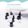 16 Pairs High Heel Protectors Stiletto Heel Repair Caps Covers & Heel Stoppers 4 Sizes High Heel Tip Covers, Noise Reducing, Slip-On Caps (16 Pairs Black) view 3