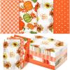 Yexiya 100 Pcs Fall Pumpkin Maple Leaves Sunflower Paper Napkin Disposable Thanksgiving Napkins Orange Autumn Napkin for Dinner Home Kitchen Bathroom Holiday Party Decorations Supplies view 1