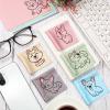 WILLBOND 20 Pcs Microfiber Cleaning Cloth Cute Dog Design Microfiber Cloth Soft Multicolor Glasses Cleaner Cloth for Eyeglasses Camera Lens Cell Phone Screens Glasses, 6 x 6 Inches view 2