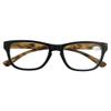 Abyss22 Reading Glasses with Spring Hinge for Women and Men (Black/Tortoise, 200) view 3