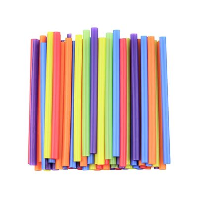 Magik 100-200 Pcs Jumbo Smoothie Straws Boba Bubble Tea Straws Individually Wrapped (100 Pack, Assorted Colors)