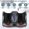 H&B Luxuries Shiatsu Foot Massager Machine with Remote Controller, Kneading and Rolling Home Massagers for Feet, Ankle, Calf, Leg, Ideal for Men, Women, Father, Mom Parents and The Elderly, Gray view 4