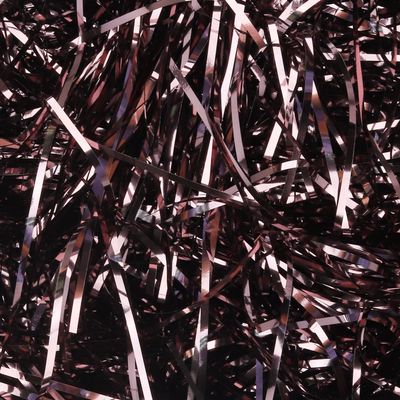 Lainrrew 100 Grams Sparkly Iridescent Blue Plastic & Paper Gift Filler Shreds & Strands Shredded Grass Stuffer Crinkle Confetti Raffia Paper Gift Box Filler for DIY Gift Wrapping & Basket Filling