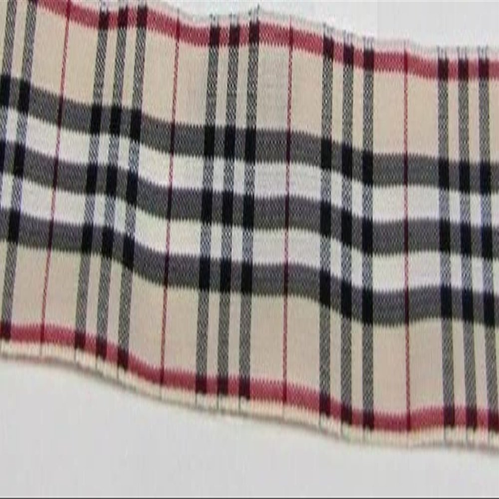 1 Pcs 1"W Plaid Ribbon Beige Color by The Yard, Ribbon for Gift Wrapping | #AA120RK