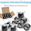 24 Pack Self Adherent Cohesive Bandage Wrap, 2 x 5 Yards Elastic Grip Tape Black Vet Wrap for Dogs, Athletic Bandages Wrap for First Aid Medical, Sports, Ankle, Wrist Sprains view 2