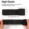 24 Pack Self Adherent Cohesive Bandage Wrap, 2 x 5 Yards Elastic Grip Tape Black Vet Wrap for Dogs, Athletic Bandages Wrap for First Aid Medical, Sports, Ankle, Wrist Sprains view 4