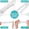 Patelai 20 Pcs Elastic Nose Bandage, External Nasal Bandage Dressing Holder with High Absorption Capacity for Nose, White view 3