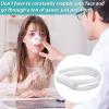 Patelai 20 Pcs Elastic Nose Bandage, External Nasal Bandage Dressing Holder with High Absorption Capacity for Nose, White view 4