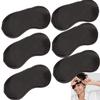 6 Pack Blindfold Eye Mask Cover Sleep Mask for Party Games Travel Sleep Team Build Party Supply with Adjustable Strap for Women Men Kids, Black view 1