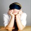 6 Pack Blindfold Eye Mask Cover Sleep Mask for Party Games Travel Sleep Team Build Party Supply with Adjustable Strap for Women Men Kids, Black view 4