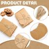 Anxingo 50 Pcs Kraft Soap Boxes Small Packaging Boxes for Homemade Soap, Gift Wrapping, Shipping, Party Favors (3.8 x 2.8 x 1.2 Inch) view 2