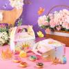 Nezyo Princess and Prince Treat Boxes - Pink & Blue Crown Cardboard Goodie Boxes for Birthday Party Favors(24 Pcs,Princess) view 2