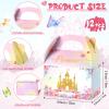 Nezyo Princess and Prince Treat Boxes - Pink & Blue Crown Cardboard Goodie Boxes for Birthday Party Favors(24 Pcs,Princess) view 3