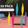 50 Pack Braces Rubber Band Tool Dental Elastic Rubber Bands Placers for Braces Disposable Plastic Orthodontic Elastic Placers (50 Count) view 2