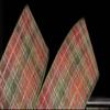 1 Pcs 2 1/2"W Plaid Wired Ribbon Green Orange Color 5 Yards, Ribbon for Gift Wrapping | #AA120RK view 1