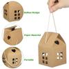 Beavorty Paper Boxes 15 Pcs Christmas House Treat Boxes Candy Bags Paper Packaging Boxes Cookie Container Party Favor Boxes for Wedding Christmas Birthday Party Wedding Box view 3