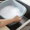 Addis Premium Soft Grip Large Rectangular Washing Up Bowl, 9.5 Litre, Tranquil Haze view 2