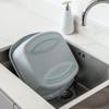 Addis Premium Soft Grip Large Rectangular Washing Up Bowl, 9.5 Litre, Tranquil Haze view 3