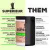 Superieur Electrolyte Powder Packets - Vegan Electrolyte Hydration Powder w/Sea Minerals - Keto Friendly, Non-GMO, Zero Sugar Electrolyte Supplement-Healthy Sports Drink -Lime Blueberry (14 Packets) view 2