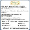 Ghasitaram Gifts Rakhi Gifts for Brothers Half Moon Metal Basket of Chocolate Almonds, Crunchy Cashews and Bhaiya Bhabhi Rakhis view 3