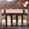 Ghasitaram Gifts Rakhi Gifts for Brothers Signature Wooden Box Wooden with 5 Assortments Variation with 2 Green Beads Rakhis view 1