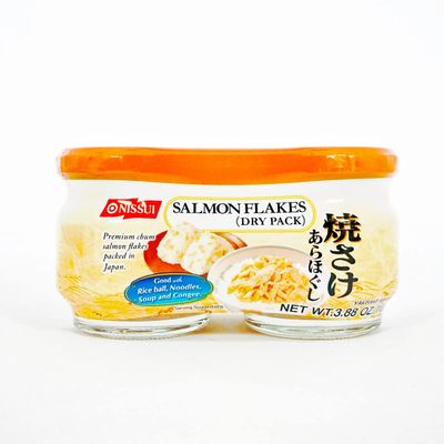 Nissui Salmon Flakes(Dry Pack) 3.88 oz, Pack of 3