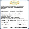 Ghasitaram Gifts Rakhi Gifts for Brothers Half Moon Metal Basket of Almonds, Pistachios with and Bhaiya Bhabhi Rakhis view 3