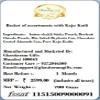 Ghasitaram Gifts Rakhi Gifts for Brothers Orange Jute Basket of assortments with Kaju Katli with 5 rakhis view 4