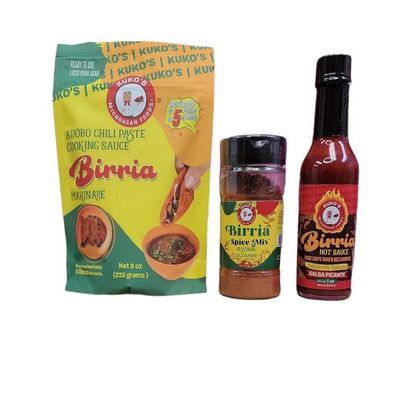 Birria Trio Extreme Birria marinade cooking sauce Spice Seasoning Birria Hot Sauce Salsa picante