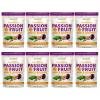 Wholeberry Naturally Delicious Dried Passion Fruit Rounds 8 oz x 8 Bags Maracuja Fruit Snacks Passion Fruit Pulp Sour & Sweet Less Seed, 64 oz view 1