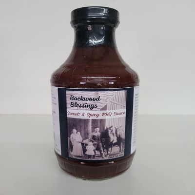 Backwood Blessings Sweet & Spicy BBQ Sauce