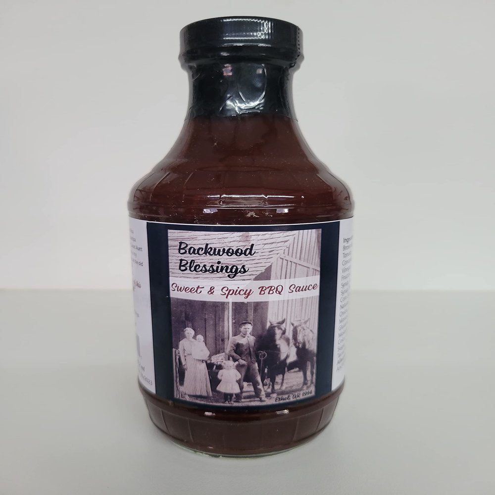 Backwood Blessings Sweet & Spicy BBQ Sauce