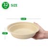 bloomoon 100 Pack 32 oz Large Round Paper Bowls for Salad, Pasta, Burrito, Lunch and Snack, Heavy Duty 32 oz Disposable Bowls for Party and Catering view 2