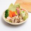 bloomoon 100 Pack 32 oz Large Round Paper Bowls for Salad, Pasta, Burrito, Lunch and Snack, Heavy Duty 32 oz Disposable Bowls for Party and Catering view 4