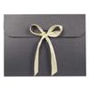 10PCS Gift Envelopes Birthday Gift Card Paper Bags Bulk Party Favor Bags Cardboard Present Envelopes Scarf Wrapping Bags with Ribbon Bowknot for Wedding Invitation Business Card (Black) view 1