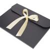 10PCS Gift Envelopes Birthday Gift Card Paper Bags Bulk Party Favor Bags Cardboard Present Envelopes Scarf Wrapping Bags with Ribbon Bowknot for Wedding Invitation Business Card (Black) view 4