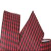 1 Pcs 2 1/2"W Gingham Wired Ribbon Red Black Color 10 Yards, Ribbon for Gift Wrapping | #AA120RK view 1