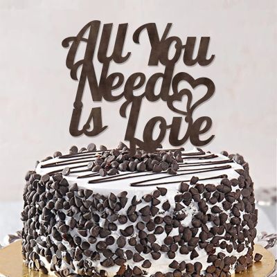 All You Need Is Love Mr & Mrs Wedding Cake Topper Silhouette Customize Country Bride & Groom Cake Toppers For Engagement Bride to Be Party Favors Wedding Gifts For Couple Wood