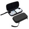 Tuciyke Tampon Storage Bag,2 Pack Black Tampon Holder Bag with Zipper 6.3x3.3x1.2 inches Small Pouch for Feminine Products Portable Period Bags for Women,Ladies view 1