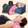 ZAMAT Neck and Shoulder Relaxer with Magnetic Therapy Pillowcase, Neck Stretcher Chiropractic Pillows for Pain Relief, Cervical Traction Device for Relieve TMJ Headache Muscle Tension Spine Alignment view 1