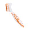 ANGGREK Denture Toothbrush, Dual Head Denture Cleaning Tools for Partial Dentures Half Dentures Complete Dentures Orange view 4