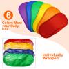 180 Pack Multicolor Eye Mask Sleep Blindfold Bulk, Sleeping Eye Cover for Party Games with Nose Pad and Adjustable Strap, Team Building Games Women Men Kids, 10 Colors, Individual Package view 3
