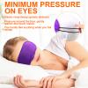 180 Pack Multicolor Eye Mask Sleep Blindfold Bulk, Sleeping Eye Cover for Party Games with Nose Pad and Adjustable Strap, Team Building Games Women Men Kids, 10 Colors, Individual Package view 4