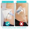 Waterproof Dialysis Catheter Shower Protector, with Non Stick Central Pad, Shower Cover for Chest Port Site Shield Large Bandages Feeding Tube G Tube Accesorries(8"x8"+Pad, Pack of 25) view 3