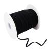 NBEADS 50 Yards 1/8 inch Single Face Velvet Ribbon, Black Satin Ribbon Polyester Velvet Ribbon for Choker Wedding Gift Wrapping Hair Bows Home Christmas Decoration view 1