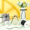 NBEADS 50 Yards 1/8 inch Single Face Velvet Ribbon, Black Satin Ribbon Polyester Velvet Ribbon for Choker Wedding Gift Wrapping Hair Bows Home Christmas Decoration view 2